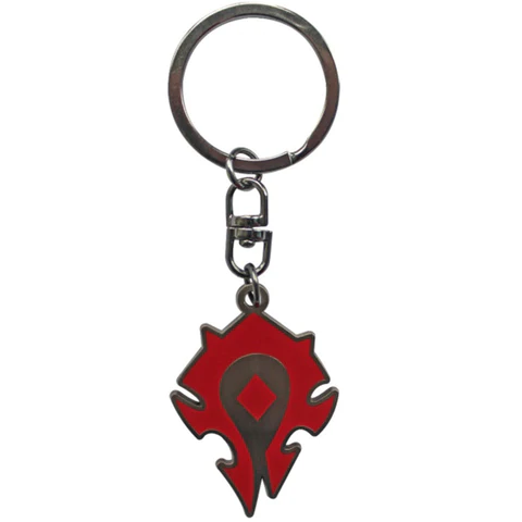 WORLD OF WARCRAFT FOR THE HORDE KEYRING