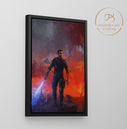 Star Wars Jedi Survivor Digital Art Canvas