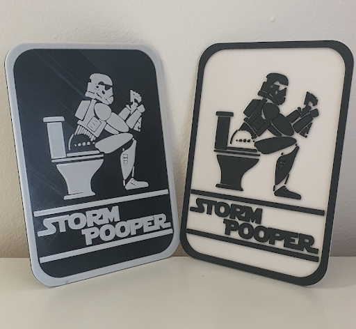 Star Wars Stormtrooper Toilet Sign