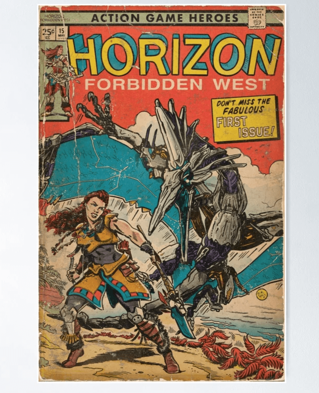 Horizon Forbidden West Comic Poster
