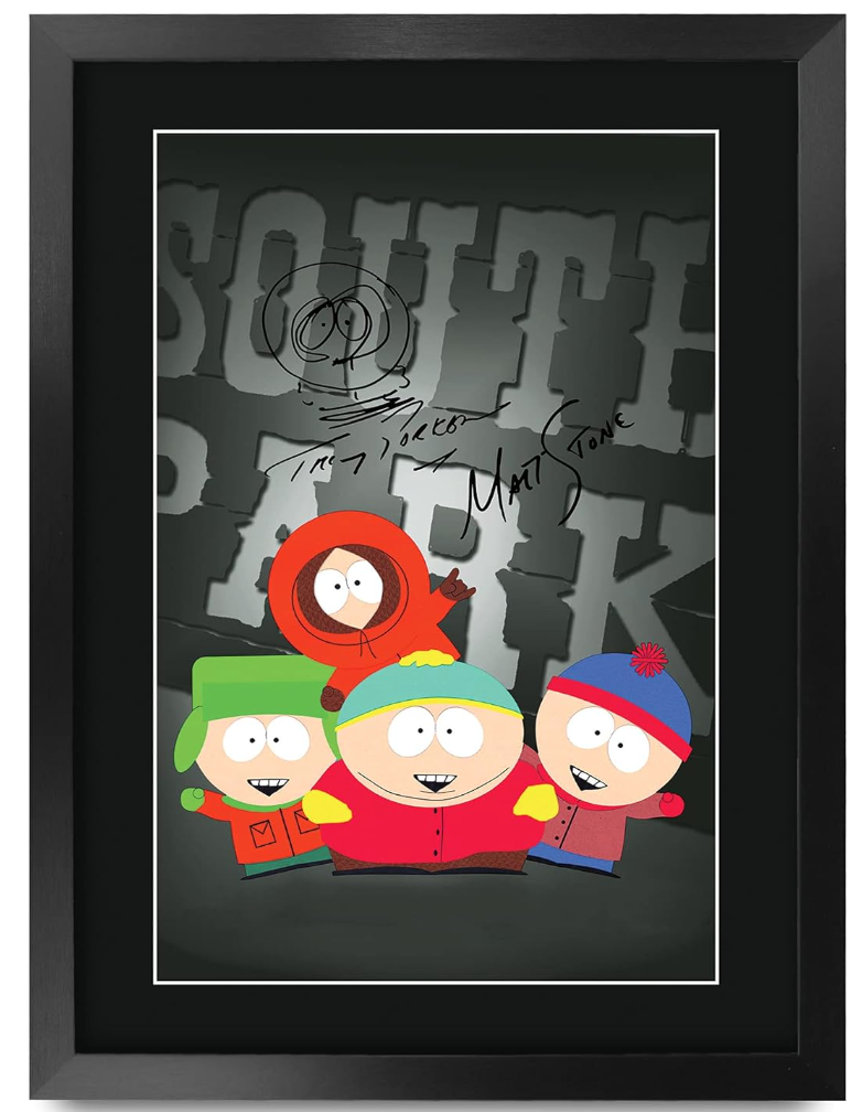 South Park Signed Autograph Poster