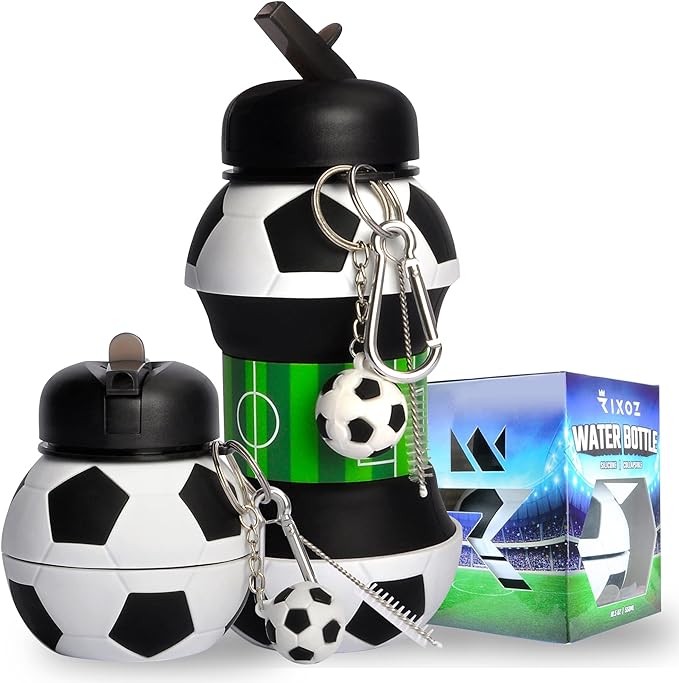Collapsible Football Water Bottle