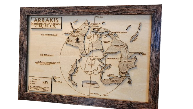 Dune 3D Arrakis Map