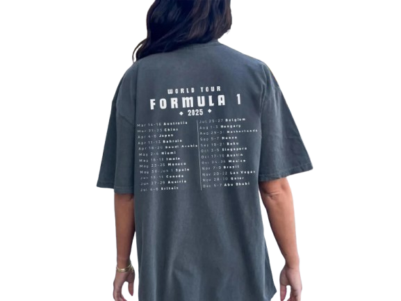 F1 25 Schedule Tshirt